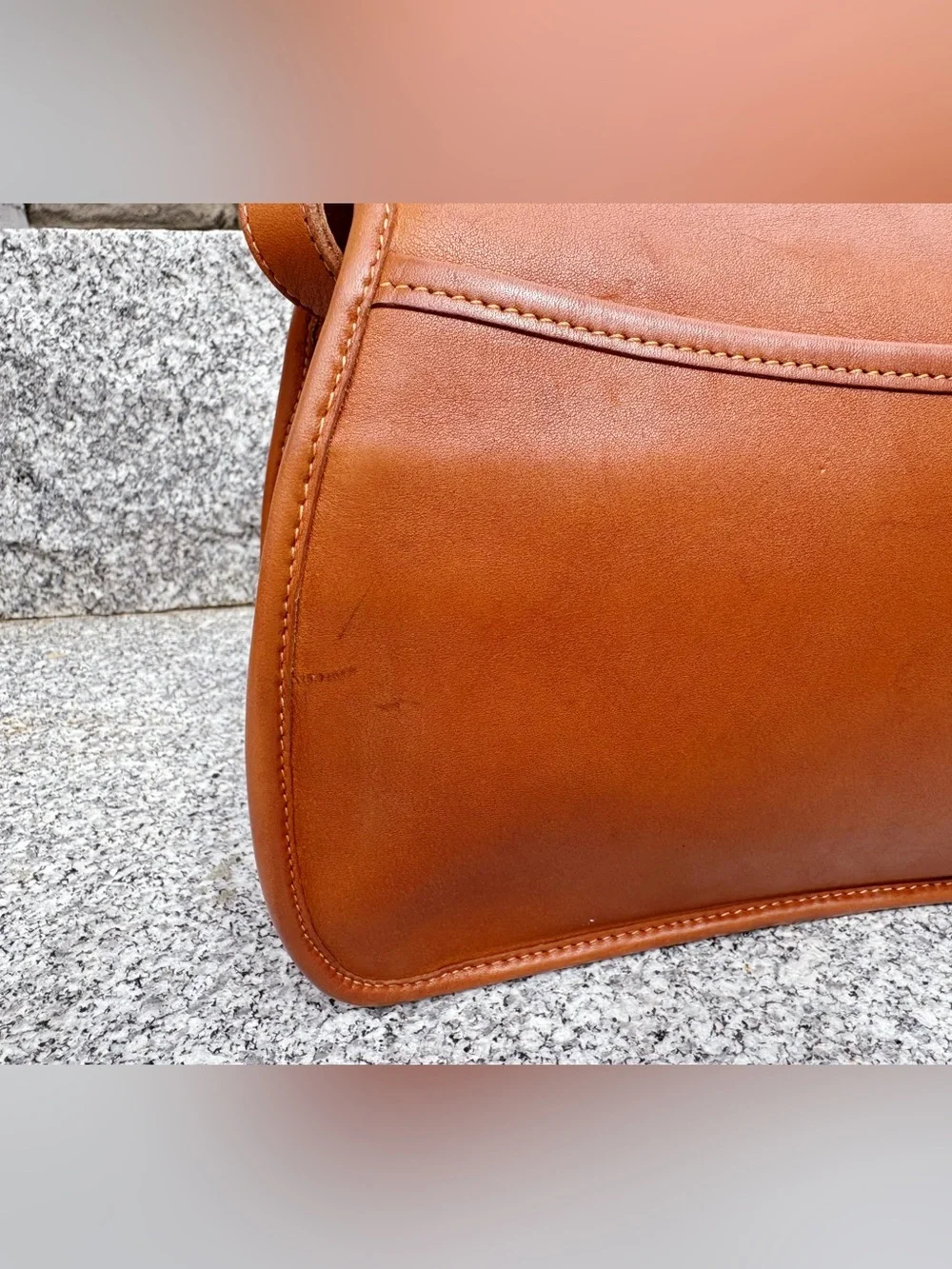 Vintage Coach Gilford Bag 9913, British Tan